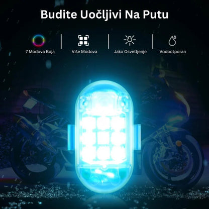 Сет Светла за Заштита на Патот (4 парчиња)