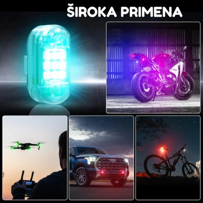 Сет Светла за Заштита на Патот (4 парчиња)