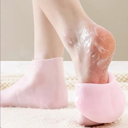 Силиконски чорапи за нега на стапалата